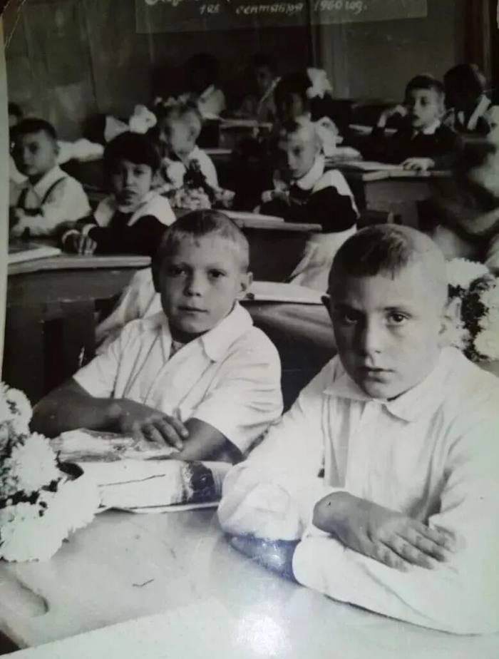 Школьный класс 1960-х, оригинал