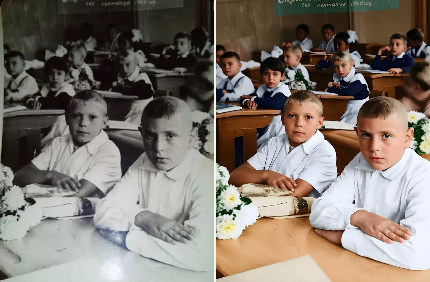 Папин класс — до и после