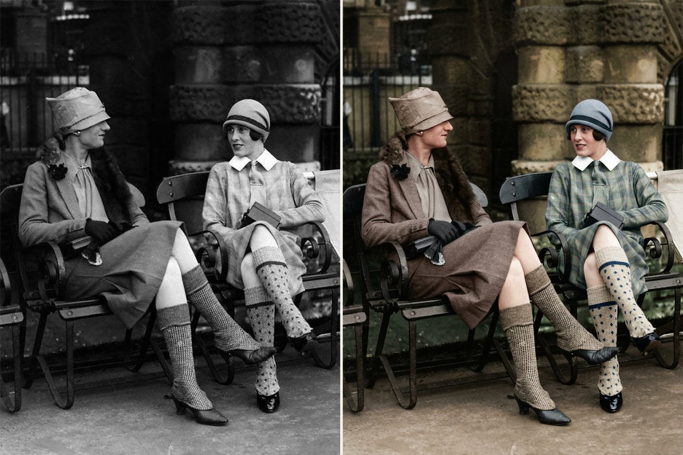 Модницы 1920-х: как выглядел уличный стиль сто лет назад — теперь в цвете